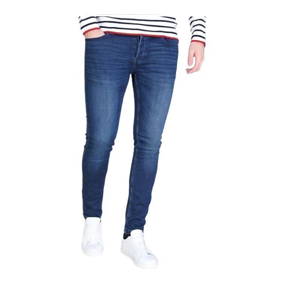 Only & Sons Men's DK Blue Loom Jog Stretch Denim Slim Fit  Jeans US 30 x 32 - Picture 3 of 13